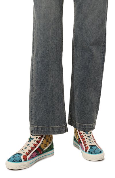 Текстильные кеды tennis 1977 GUCCI, арт. 663679 2UZ60, фото 3