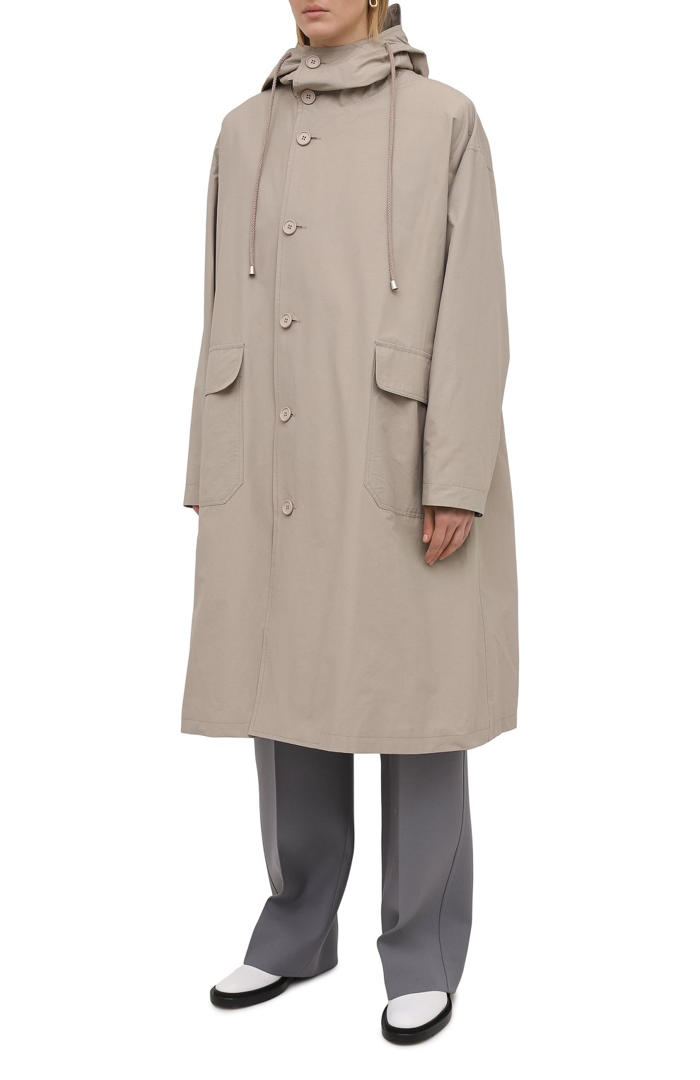 Хлопковый плащ THE FRANKIE SHOP, арт. C0 UHR KR 09, фото 3