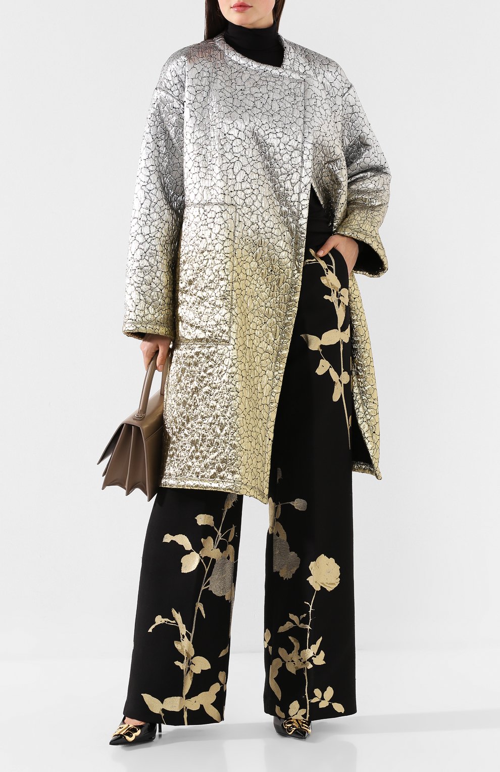 Шерстяное пальто DRIES VAN NOTEN, арт. 192-10212-8398, фото 2