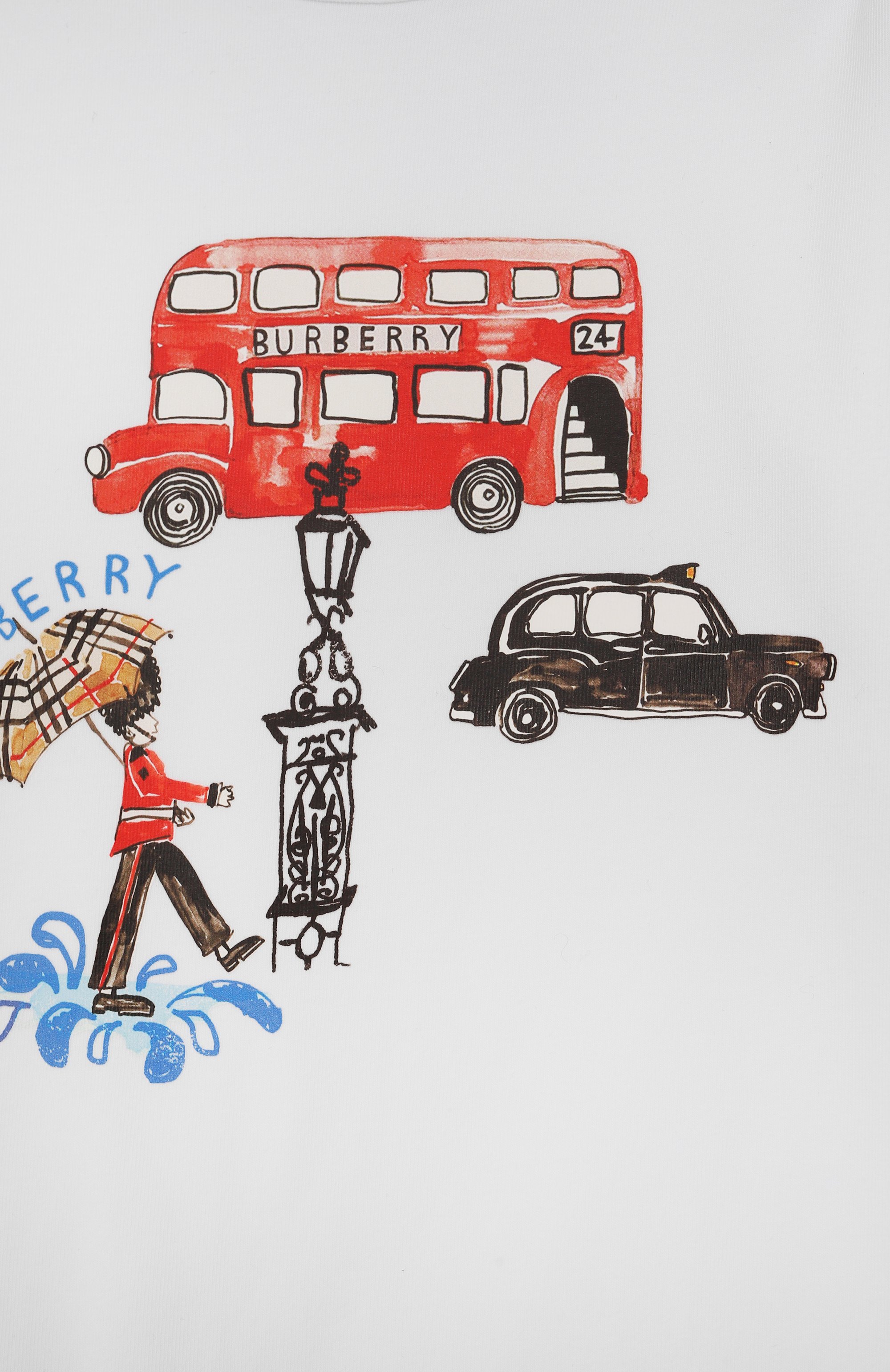 Хлопковый комбинезон BURBERRY, арт. 8109395, фото 3