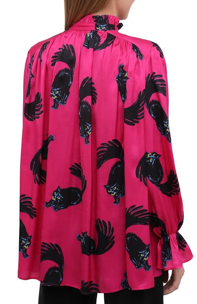 Блузка из вискозы MSGM, арт. 2942MDE129 207853, фото 4
