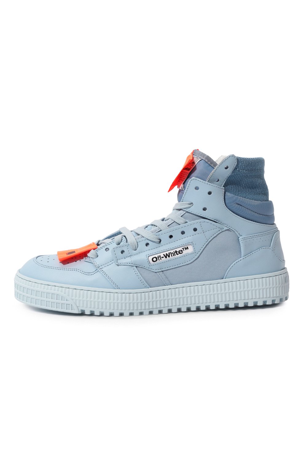 Кожаные кеды off court OFF-WHITE, арт. OMIA065F22LEA0014040, фото 4