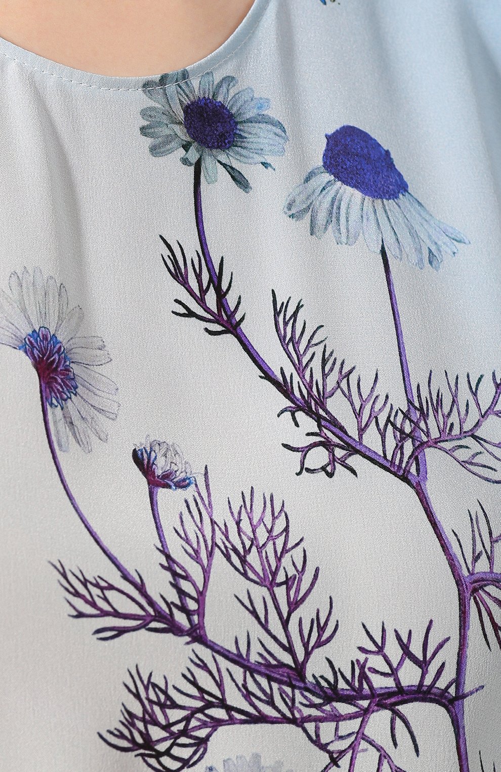 Шелковое платье STELLA MCCARTNEY синего цвета по цене 121500 руб., арт. 600163/S0A10, фото 5 Шелковое платье STELLA MCCARTNEY, арт. 600163/S0A10, фото 5