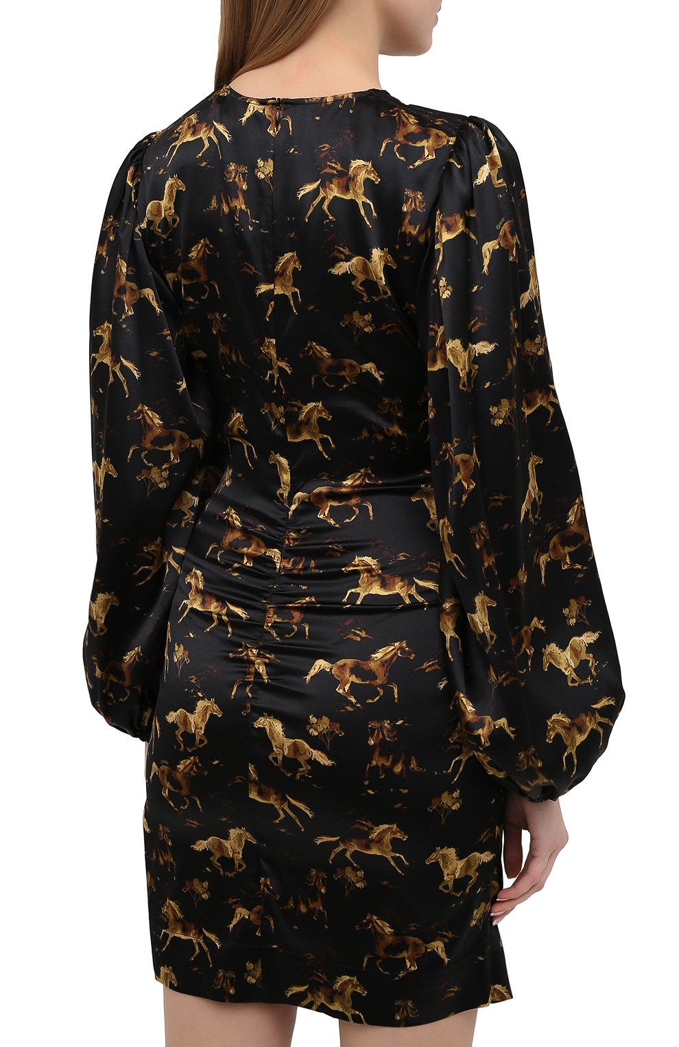 Шелковое платье GANNI, арт. F5773, фото 4