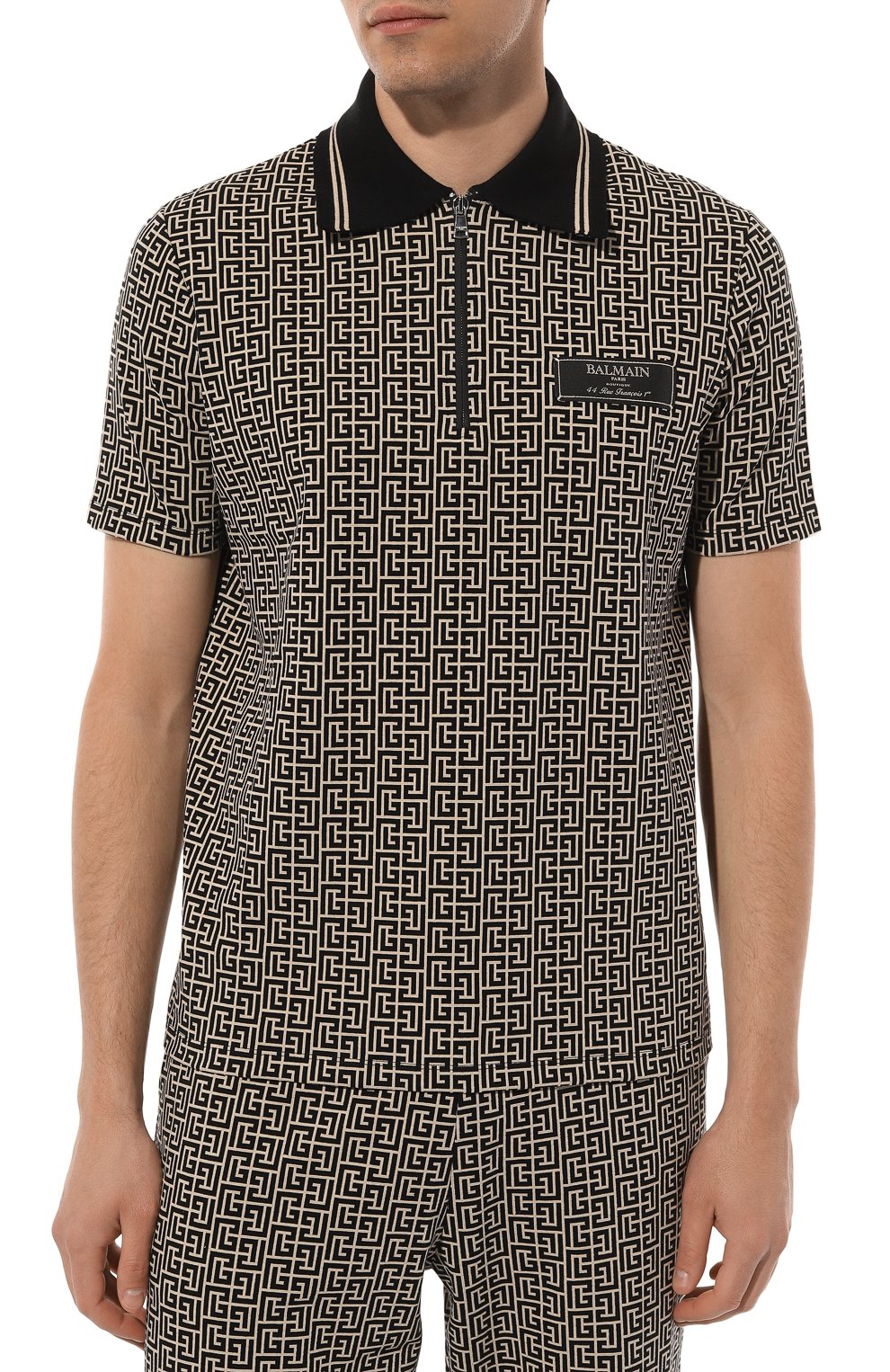Хлопковое поло BALMAIN, арт. DH1GC027/JC97, фото 3