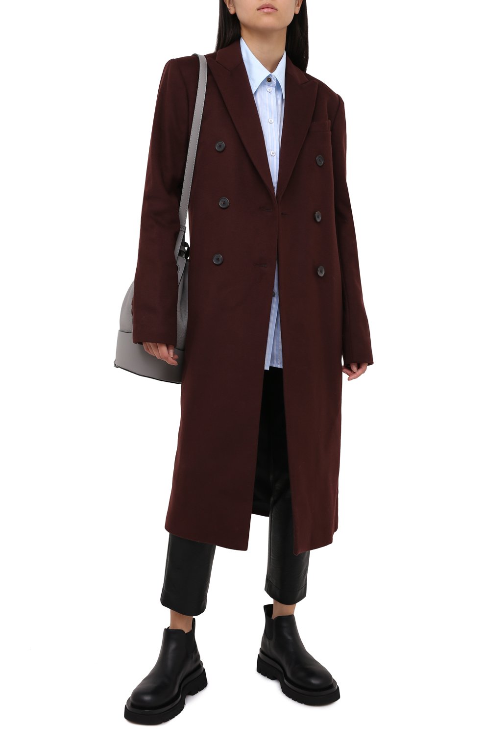 Рубашка из хлопка и шелка BURBERRY, арт. 8032214, фото 2