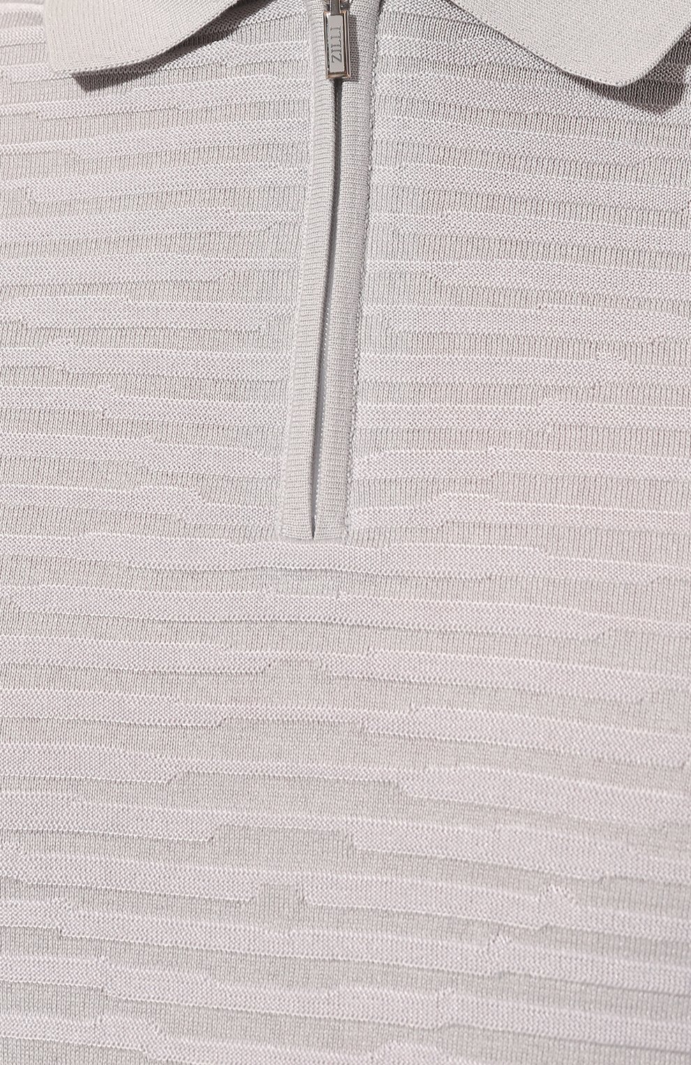 Поло из шелка и хлопка ZILLI, арт. MBZ-PZ082-0PTI1/MC01, фото 5