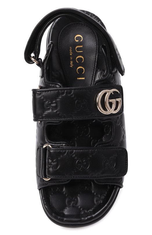 Кожаные сандалии Gucci 816625/AAEGP Чёрный  816625/AAEGP Фото 6