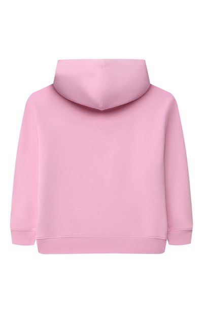 Хлопковое худи MSGM KIDS розового цвета по цене 10700 руб., арт. MS028732, фото 2 Хлопковое худи MSGM KIDS, арт. MS028732, фото 2