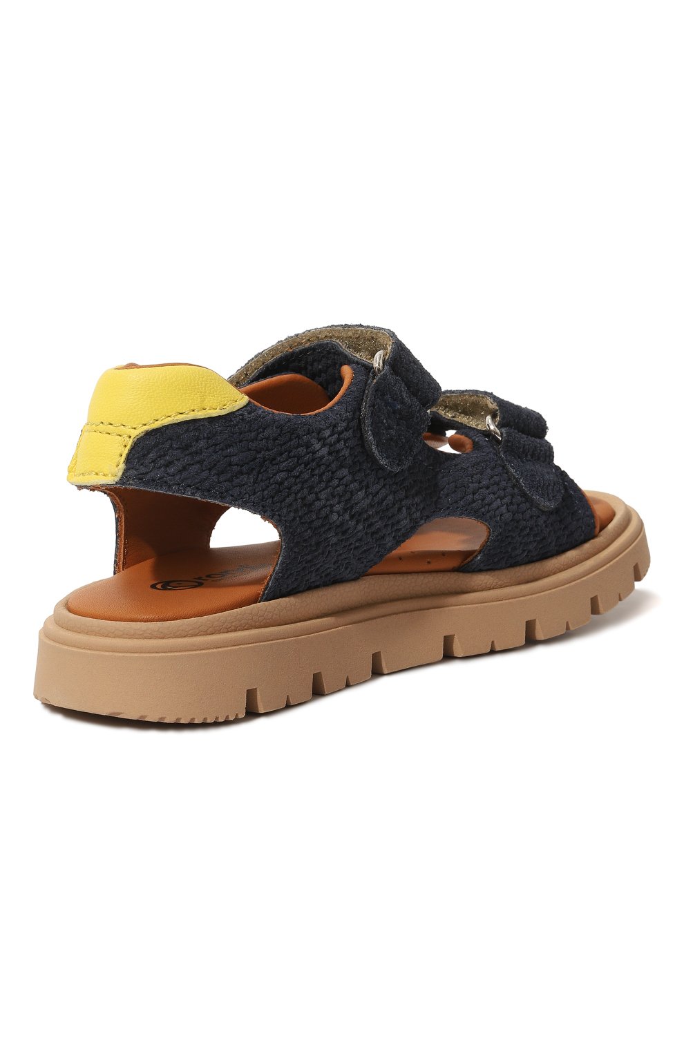 Кожаные сандалии RONDINELLA темно-синего цвета по цене 18450 руб., арт. 0917-3N/30, фото 3 Кожаные сандалии RONDINELLA, арт. 0917-3N/30, фото 3