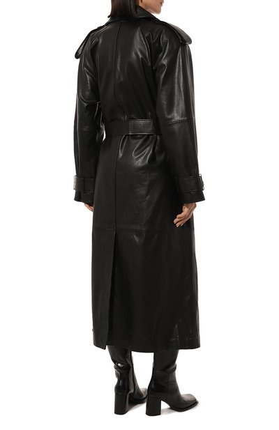 Кожаный плащ MAINLESS, арт. TR22-01-01-BL, фото 4