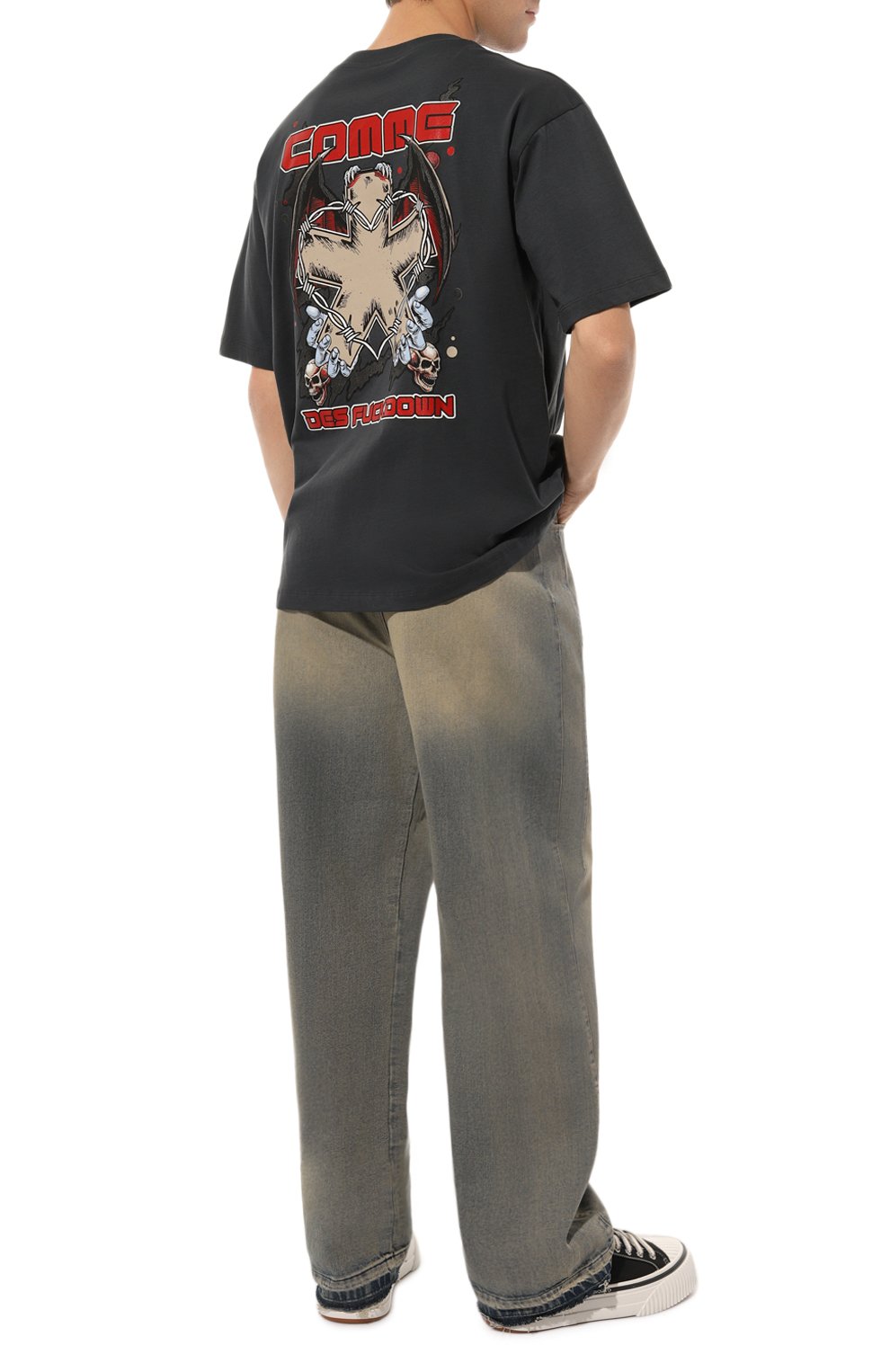 Хлопковая футболка COMME DES FUCKDOWN, арт. CFABM01344, фото 2