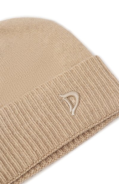 Кашемировая шапка DONDUP кремового цвета по цене 12950 руб., арт. WQ133/Y00480D XXX DD W23, фото 4 Кашемировая шапка DONDUP, арт. WQ133/Y00480D XXX DD W23, фото 4