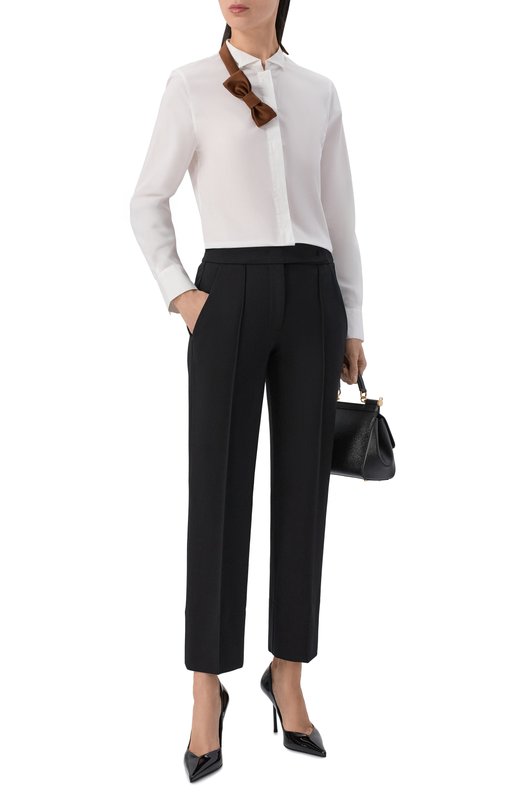 Хлопковая рубашка Dorothee Schumacher 348926 Белый  348926 Фото 2