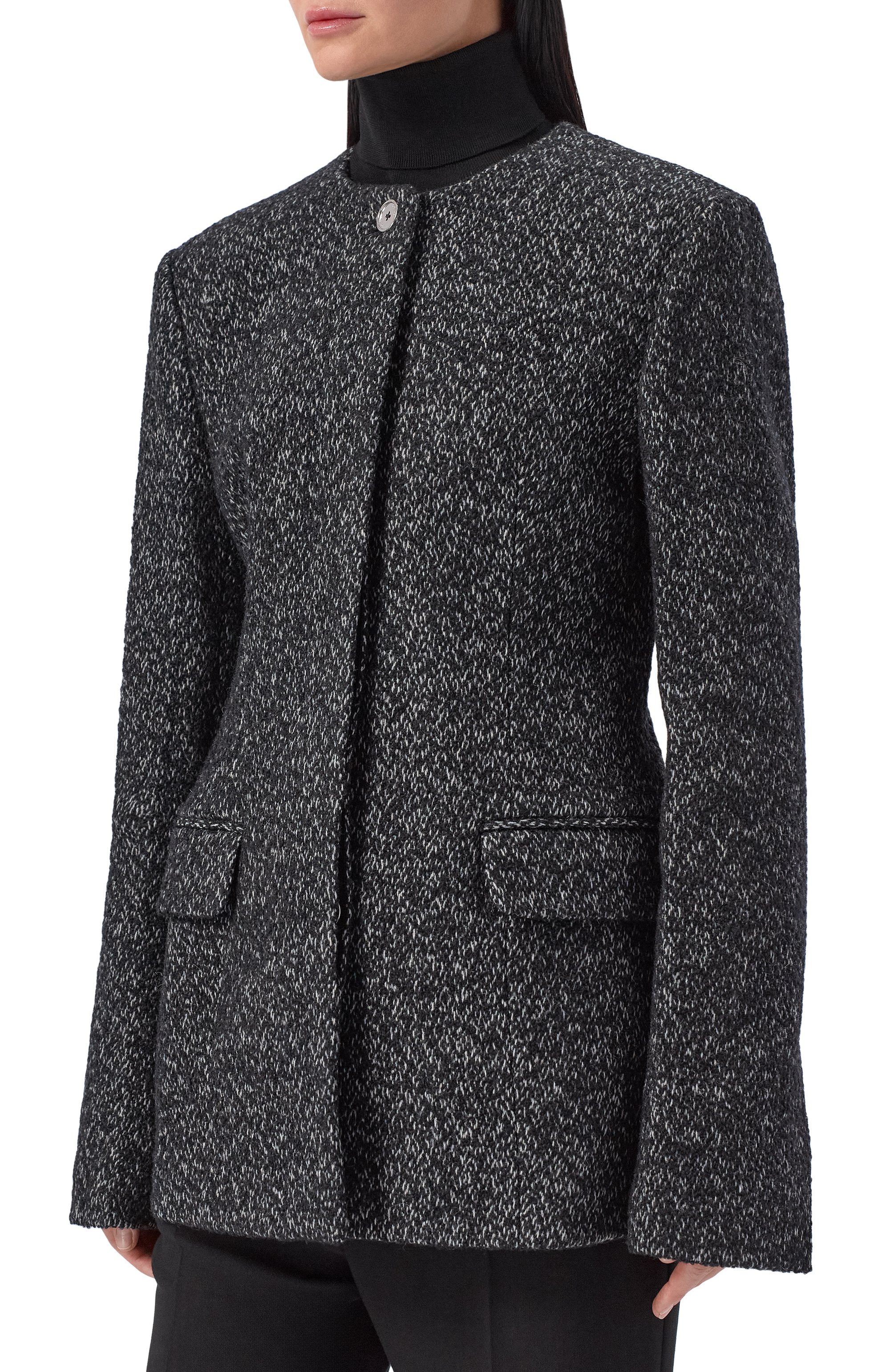 Твидовый жакет TOTEME, арт. 254-WR00145-FB0507, фото 3