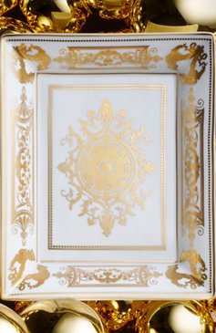 Пепельница aux rois or BERNARDAUD золотого цвета, арт. 1847/4511 | Фото 2 (Коллекция: Aux Rois Or; Региональные ограничения белый список (Axapta Mercury): Не проставлено; Нос: Не проставлено; Ограничения доставки: fragile-2)