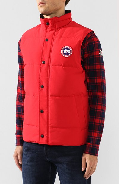 Пуховый жилет garson vest CANADA GOOSE красного цвета по цене 49950 руб., арт. 4151M, фото 3 Пуховый жилет garson vest CANADA GOOSE, арт. 4151M, фото 3