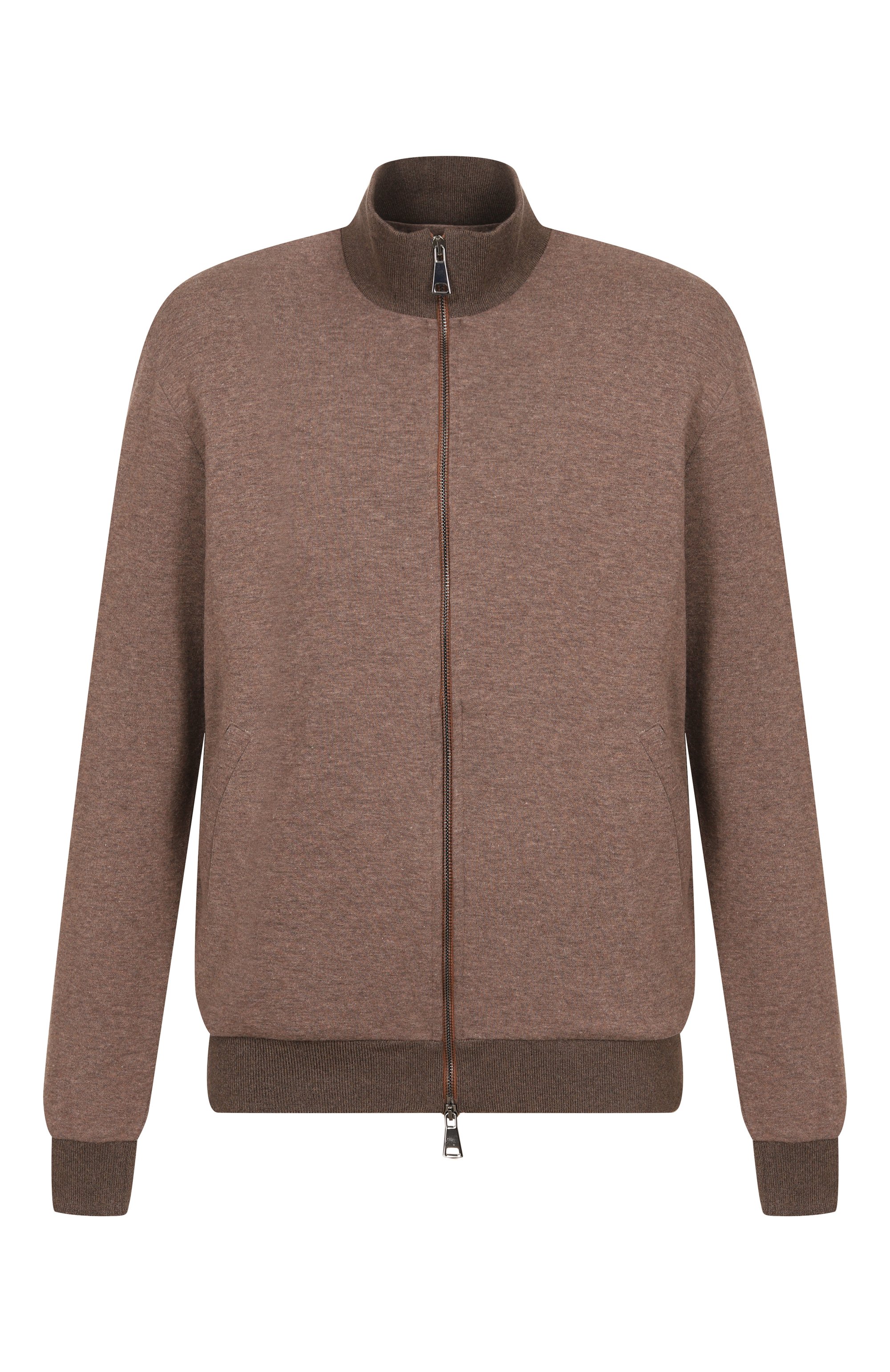 Толстовка из хлопка и кашемира ANDREA CAMPAGNA, арт. ZIP/LB1630, фото 1