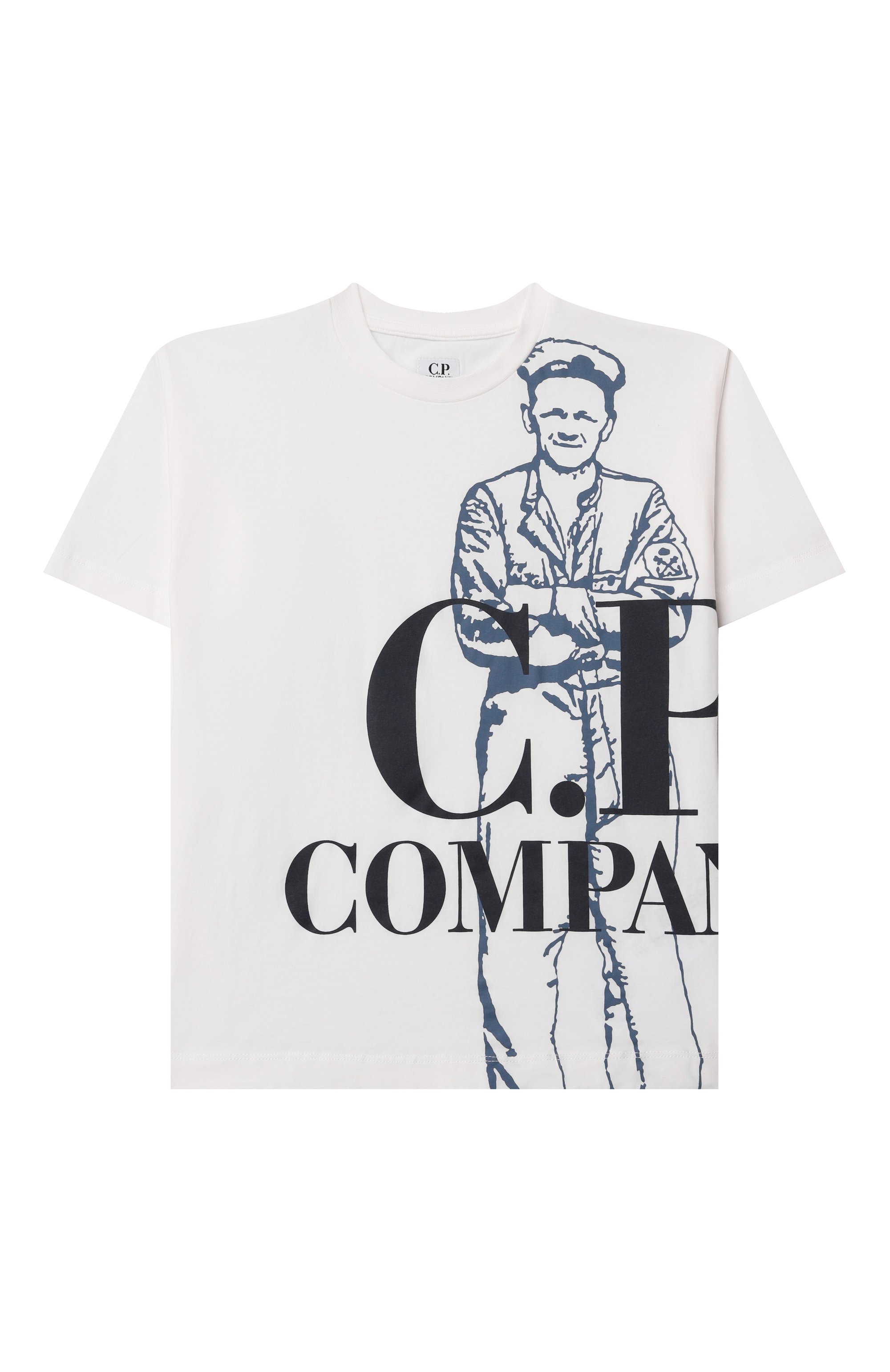 Хлопковая футболка C.P. COMPANY, арт. CRM002/LAA17/4-8, фото 1