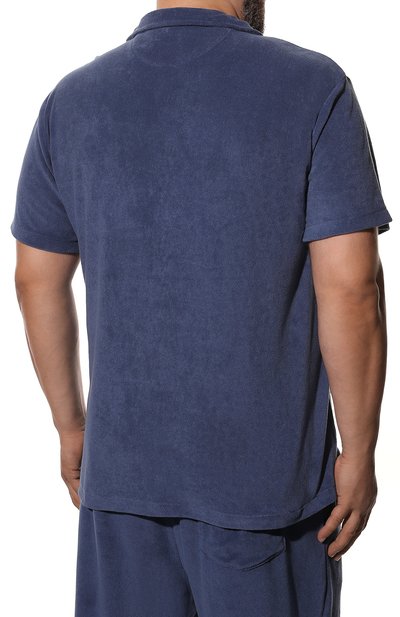 Хлопковое поло POLO RALPH LAUREN синего цвета по цене 16250 руб., арт. 711835786/PRL BS, фото 4 Хлопковое поло POLO RALPH LAUREN, арт. 711835786/PRL BS, фото 4