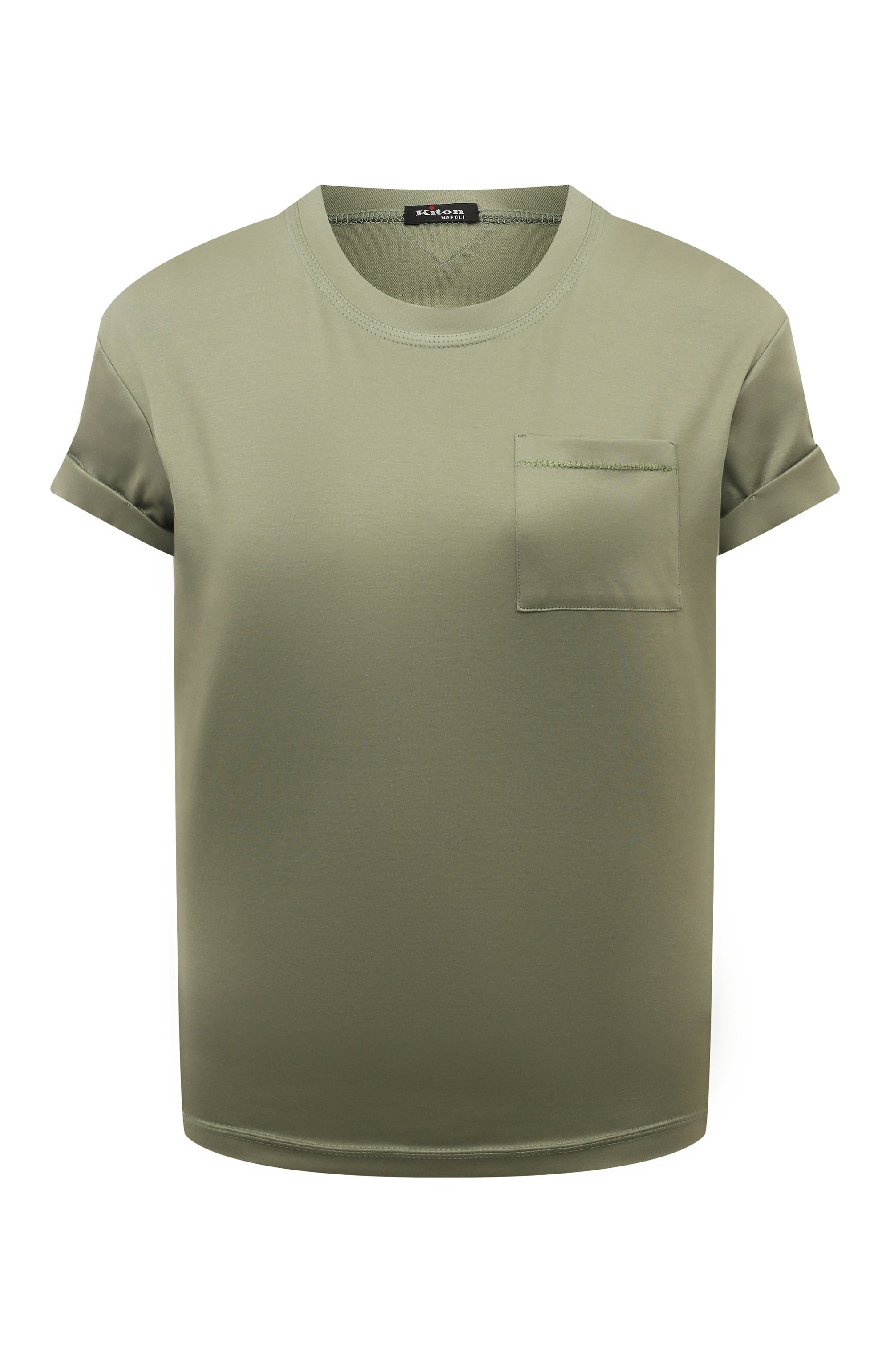 Хлопковая футболка KITON, арт. D55426H08051, фото 1