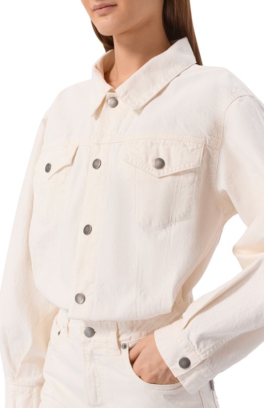 Джинсовый комбинезон Haikure HEW10036GF146PP/ELLE TWILL 45 Белый  HEW10036GF146PP/ELLE TWILL 45 Фото 5