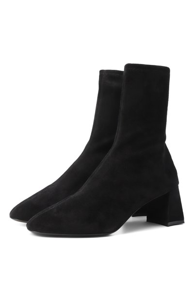 Женские замшевые ботильоны jive 60 ALEVI MILANO, арт. L26W7002.K.0363997/BL0CK SUEDE STRETCH