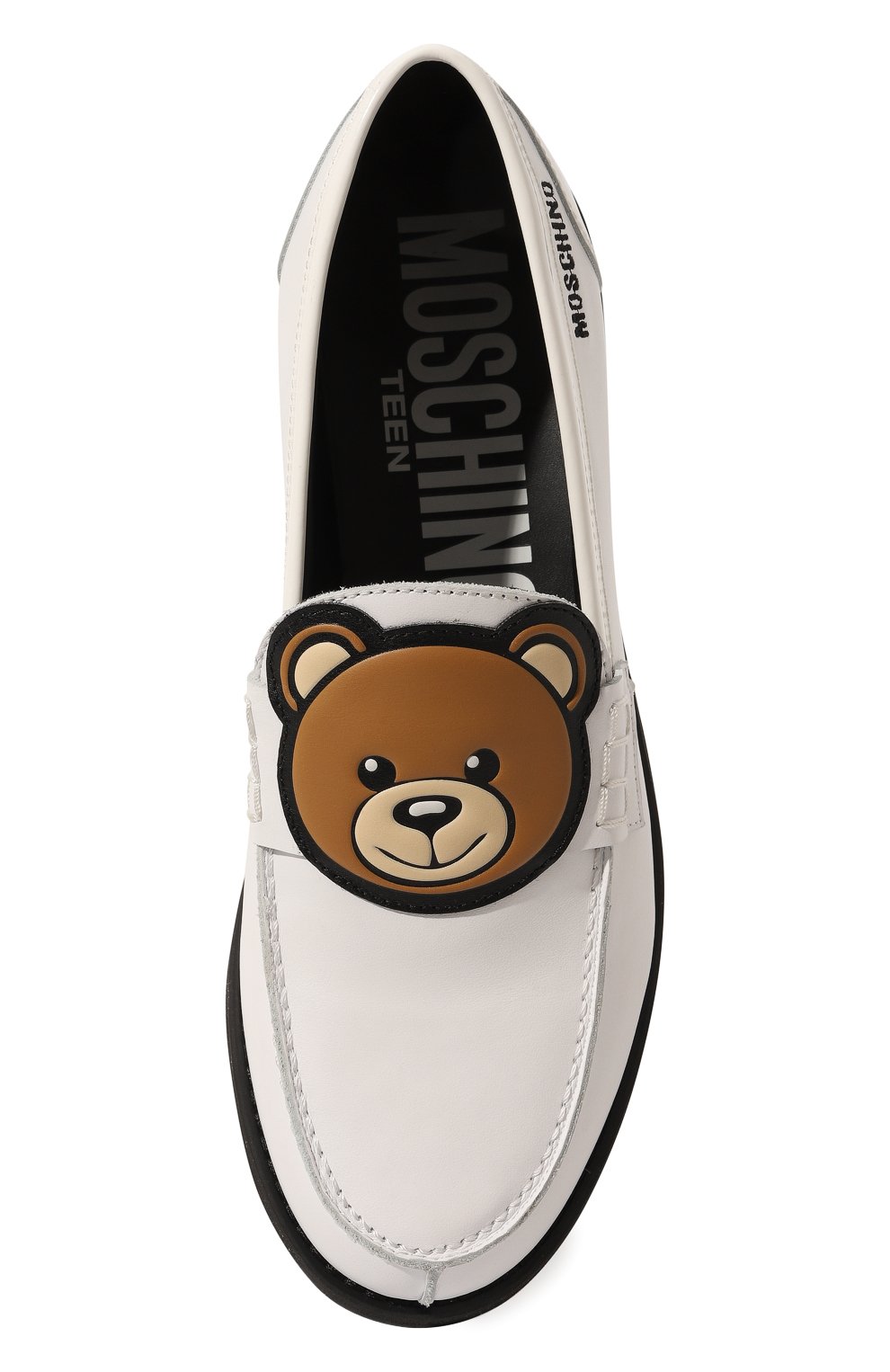 Кожаные лоферы MOSCHINO, арт. 74479/39, фото 4