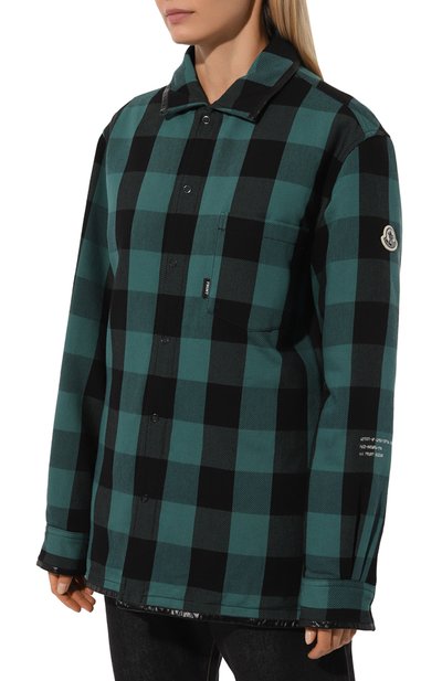 Пуховая куртка simmon 7 moncler frgmt hiroshi fujiwara MONCLER GENIUS темно-зеленого цвета по цене 125000 руб., арт. 1A000-09-M2316, фото 3 Пуховая куртка simmon 7 moncler frgmt hiroshi fujiwara MONCLER GENIUS, арт. 1A000-09-M2316, фото 3