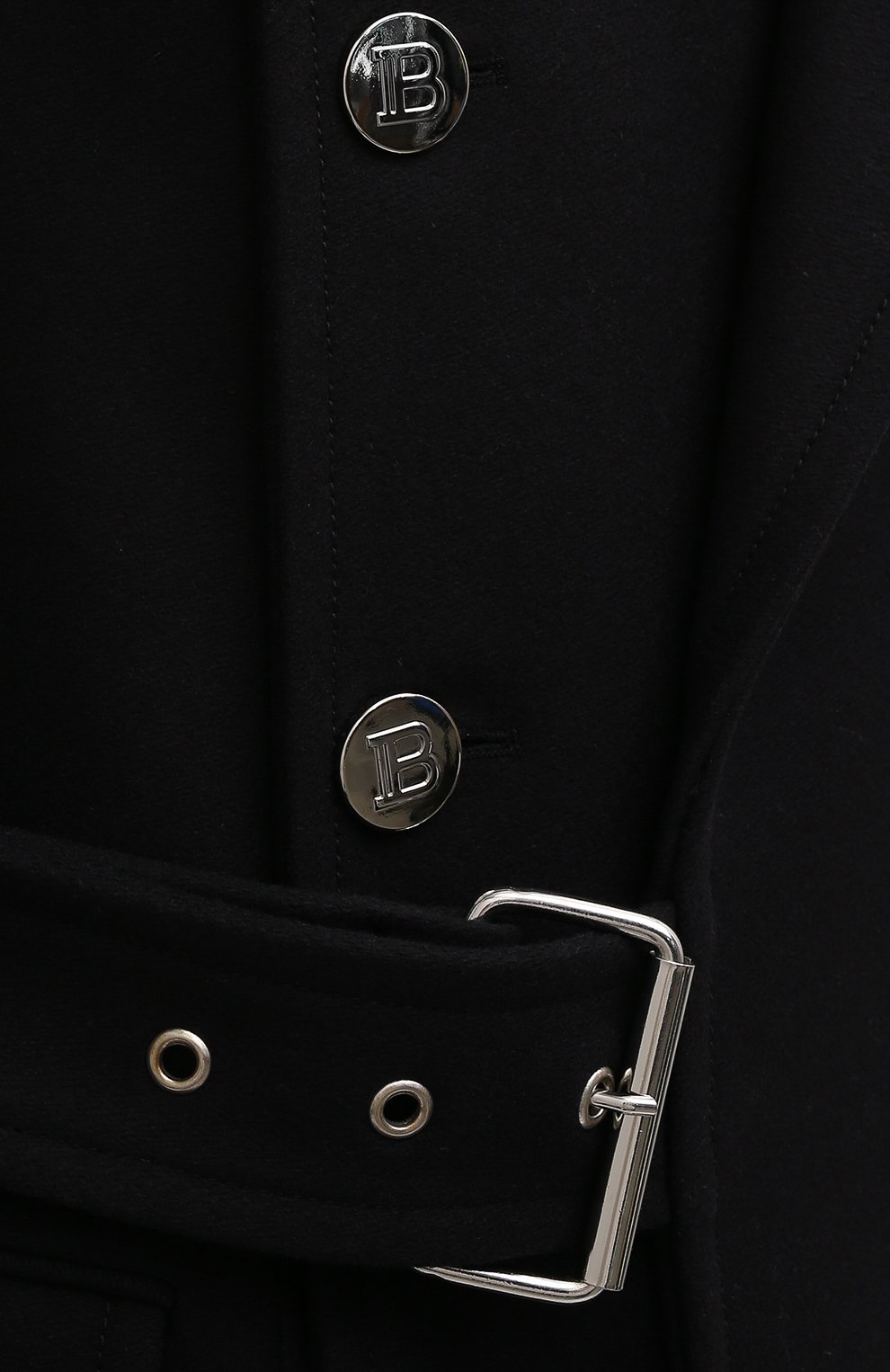 Шерстяное пальто BALMAIN, арт. WH0UC050/W115, фото 5