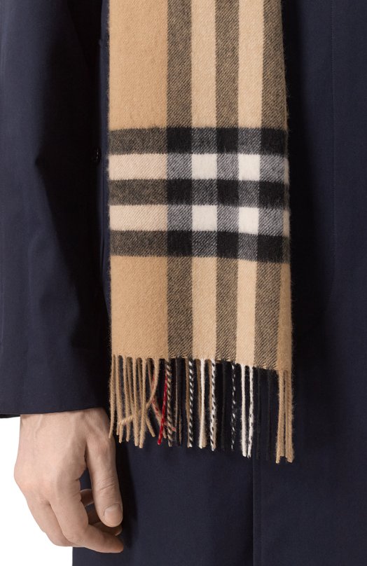 Кашемировый шарф Burberry 8076576 Бежевый  8076576 Фото 2