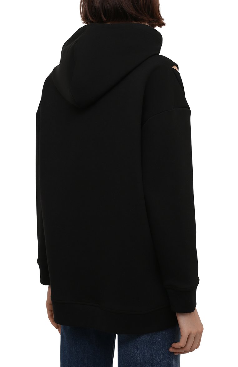 Хлопковое худи VALENTINO, арт. WB0MF13D6QM, фото 4