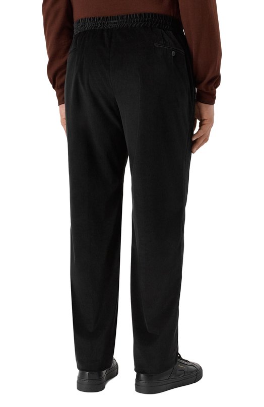 Вельветовые брюки Zilli CPA00FM013152010U_001 Чёрный  CPA00FM013152010U_001 Фото 4