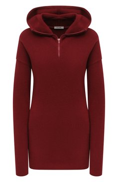 Женский худи из шерсти и кашемира CELINE бордового цвета, арт. 23G05292C | Фото 1 (Длина (для топов): Удлиненные; Статус проверки: Проверена категория, Проверено; Рукава: Длинные; Материал внешний: Шерсть, Кашемир; Рукава от горловины: Длинные; Стили: Кэжуэл, Минимализм; Материал сплава: Проверено, Проставлено; Драгоценные камни: Проставлено; Женское Кросс-КТ: худи-трикотаж, Худи-одежда)