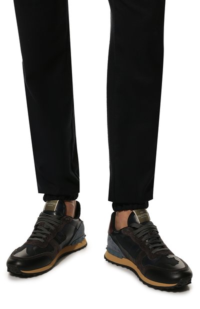Комбинированные кроссовки rockrunner camouflage VALENTINO, арт. RY2S0723/TCC, фото 3