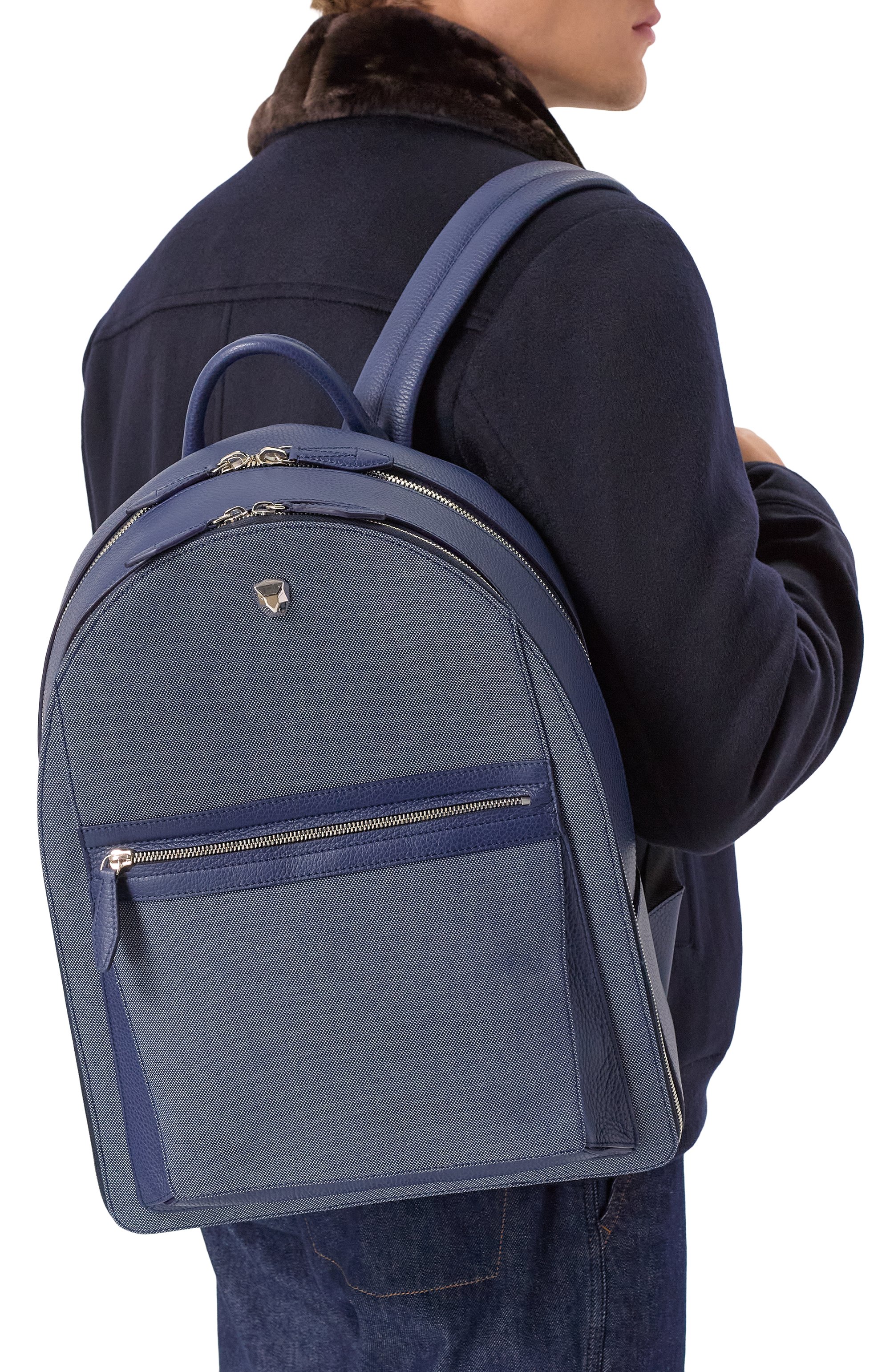 Рюкзак michelangelo RUBEUS MILANO, арт. BACKPACK BAG MICHELANGEL0/CALFSKIN GRAN PRIX+CANVA, фото 2