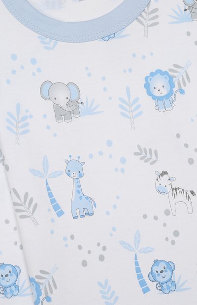 Хлопковая пижама MAGNOLIA BABY голубого цвета по цене 3490 руб., арт. 649-LP-LB., фото 4 Хлопковая пижама MAGNOLIA BABY, арт. 649-LP-LB., фото 4