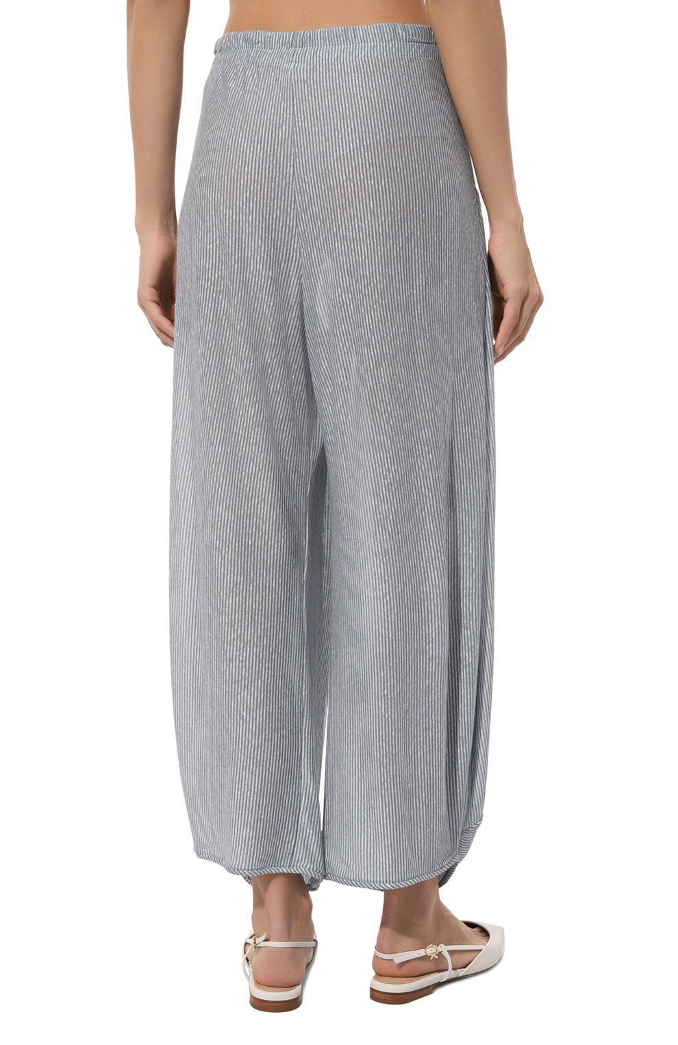 Брюки изо льна и вискозы GIORGIO ARMANI, арт. GW000053/AF10115, фото 4