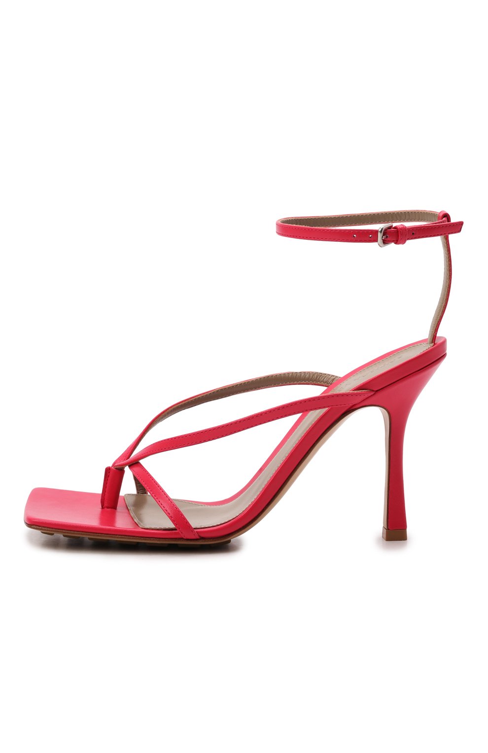 Кожаные босоножки the stretch BOTTEGA VENETA, арт. 608835/VBSF0, фото 3