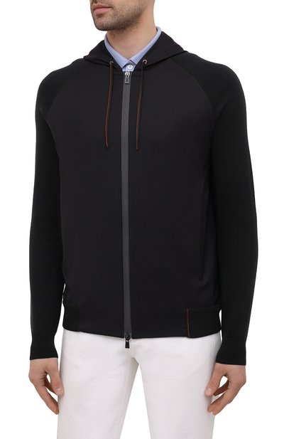 Толстовка LORO PIANA темно-серого цвета по цене 211500 руб., арт. FAL6916, фото 3 Толстовка LORO PIANA, арт. FAL6916, фото 3