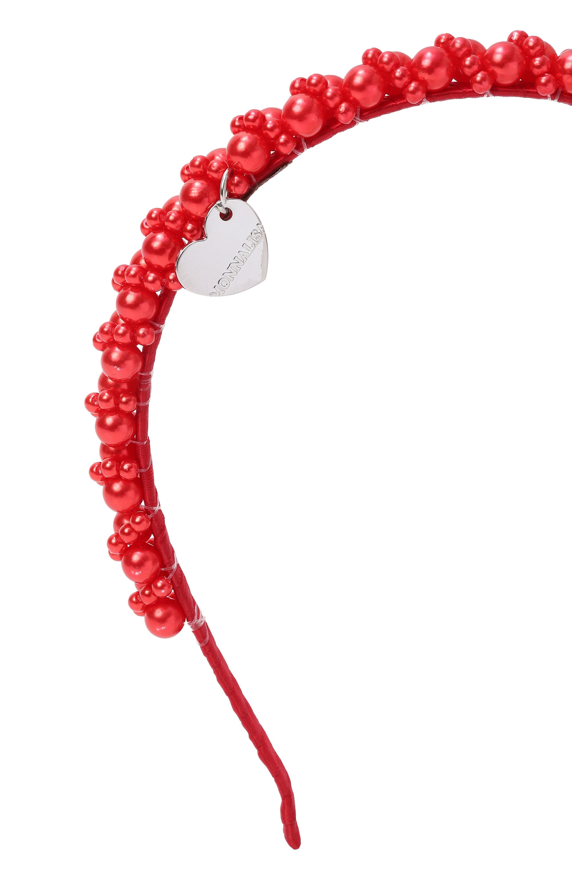 Ободок MONNALISA красного цвета по цене 8800 руб., арт. 17G006, фото 3 Ободок MONNALISA, арт. 17G006, фото 3