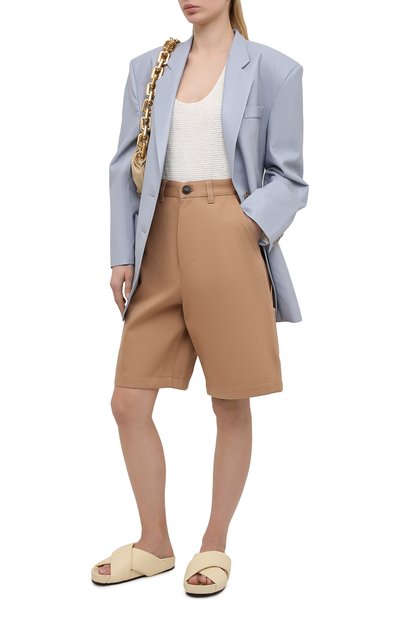 Жакет из экокожи NANUSHKA, арт. EVAN_DUSTY BLUE_VEGAN LEATHER, фото 2