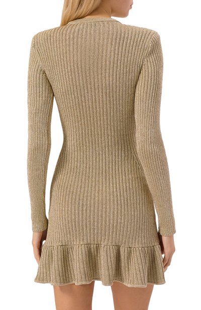 Платье из вискозы SELF-PORTRAIT, арт. AW25136SAGD, фото 4