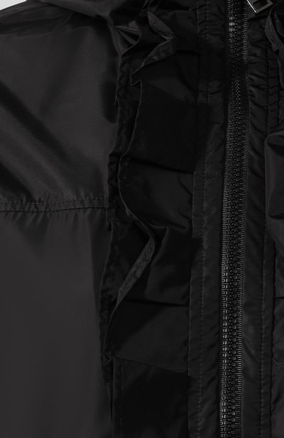 Плащ sauge MONCLER черного цвета по цене 58200 руб., арт. F1-093-1C721-00-C0063, фото 5 Плащ sauge MONCLER, арт. F1-093-1C721-00-C0063, фото 5