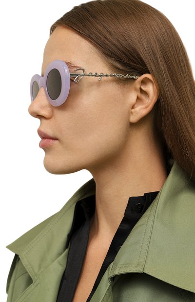Солнцезащитные очки JACQUEMUS, арт. LES LUNETTES PRALU MULTI PURPLE, фото 2
