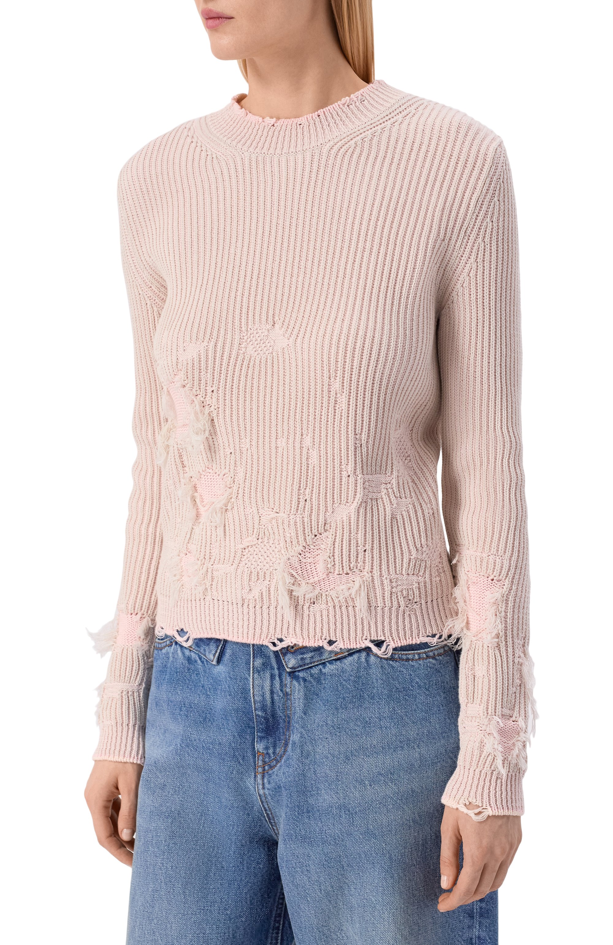 Хлопковый свитер MM6, арт. S52HL0054/M13214, фото 3