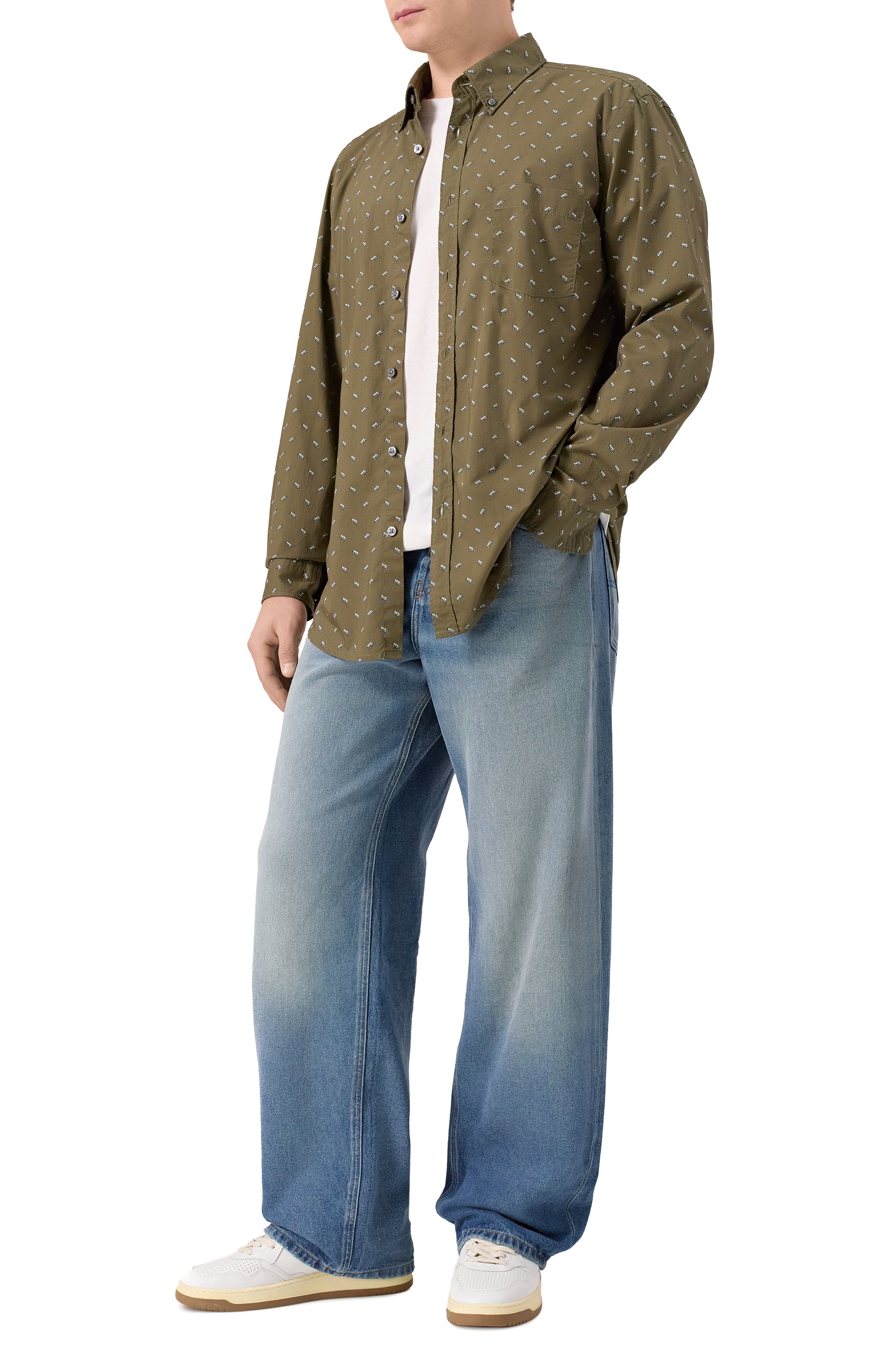 Хлопковая рубашка BOSS ORANGE, арт. 50543513, фото 2