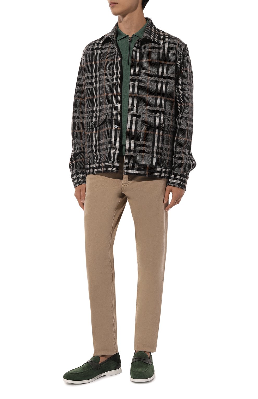 Джинсы ZEGNA бежевого цвета по цене 75400 руб., арт. UBI45A5/CITYX232, фото 2 Джинсы ZEGNA, арт. UBI45A5/CITYX232, фото 2