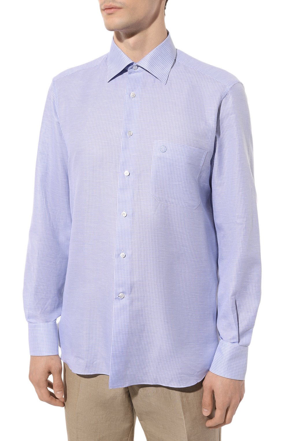 Рубашка из хлопка и льна STEFANO RICCI, арт. MC006892/R2561, фото 3