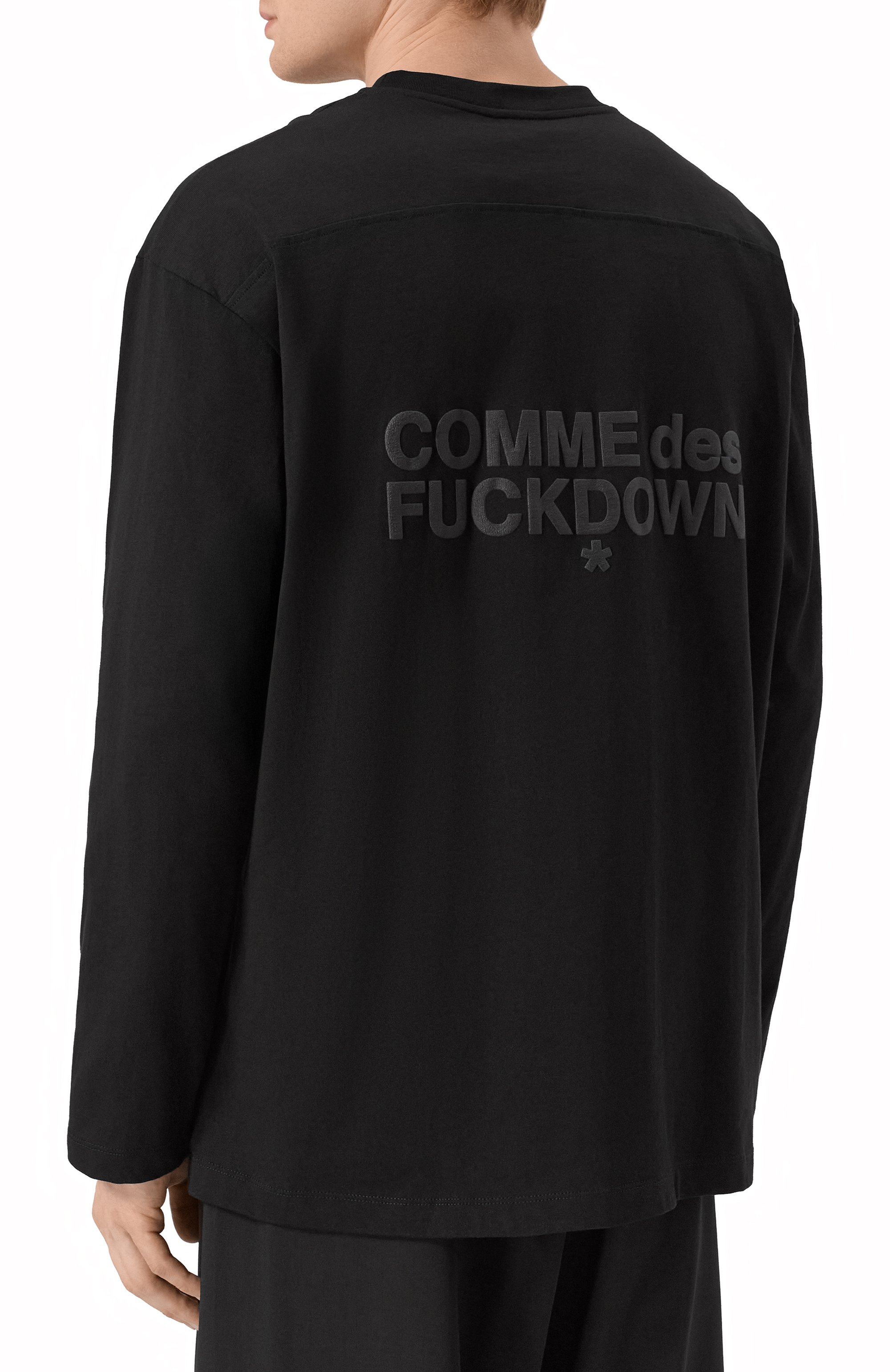 Хлопковый лонгслив COMME DES FUCKDOWN, арт. CFABM01732, фото 4